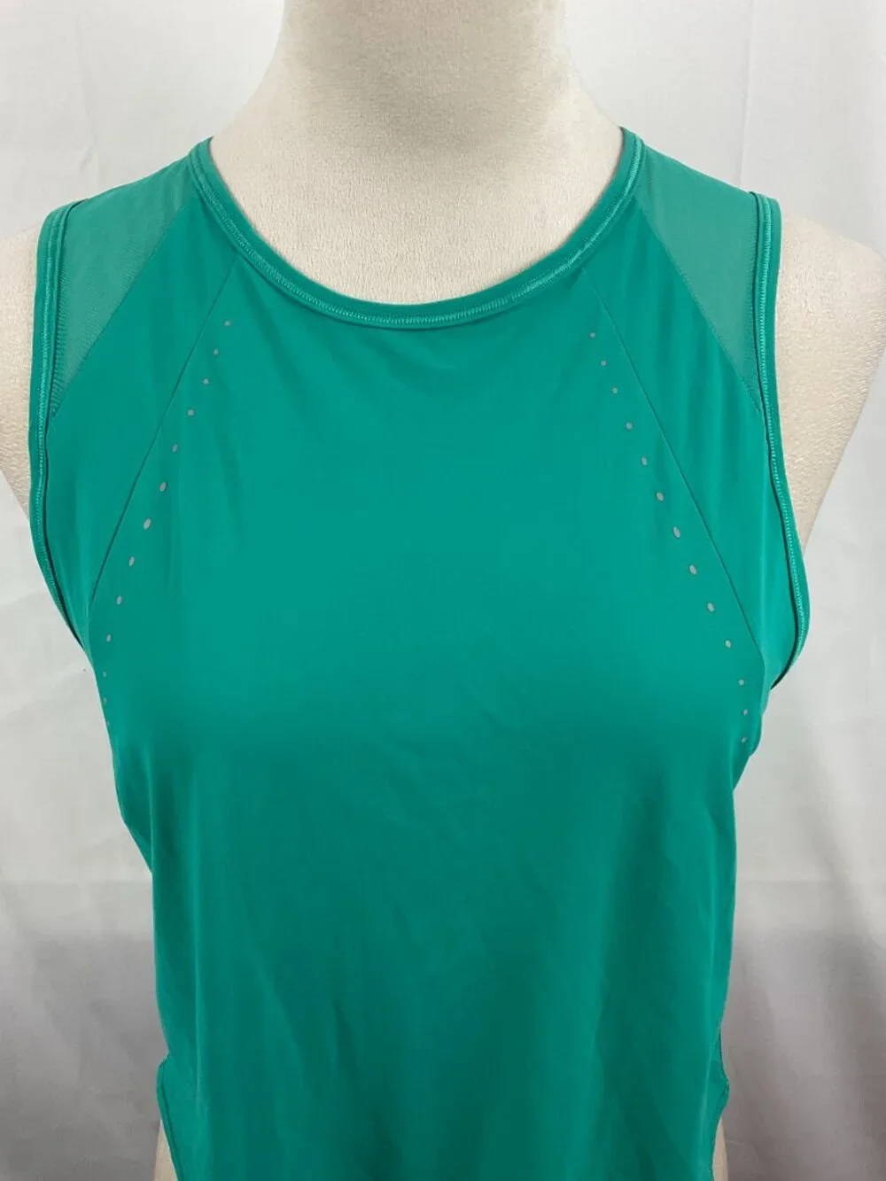 Lululemon Sculpt Crop Tank Top Pleated Emerald Green